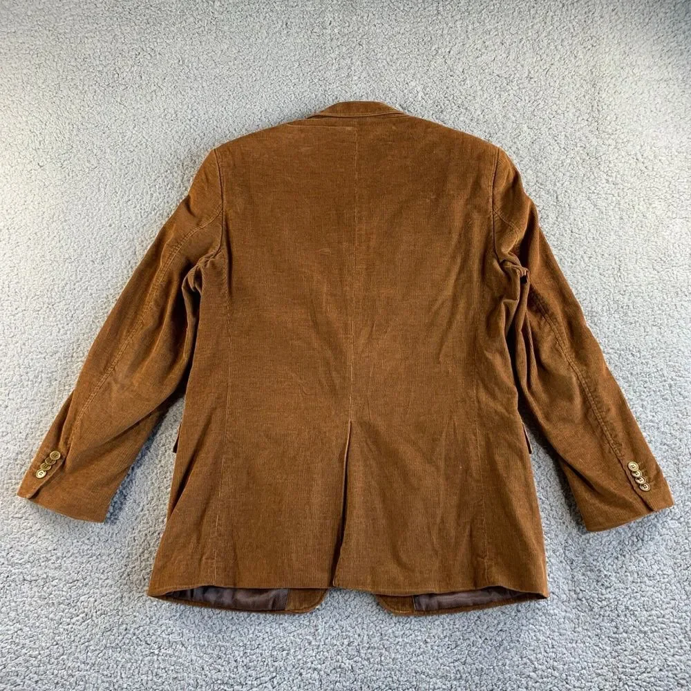 Di Quattro Blazer Mens 42 R‎ Brown Corduroy Sport Coat Jacket 2 Button Casual